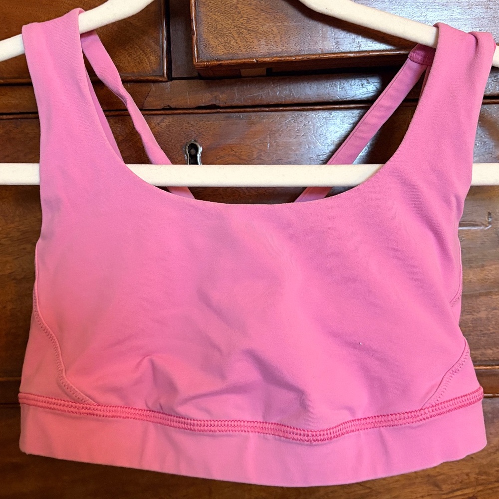 Lululemon Pink sports bra size Small